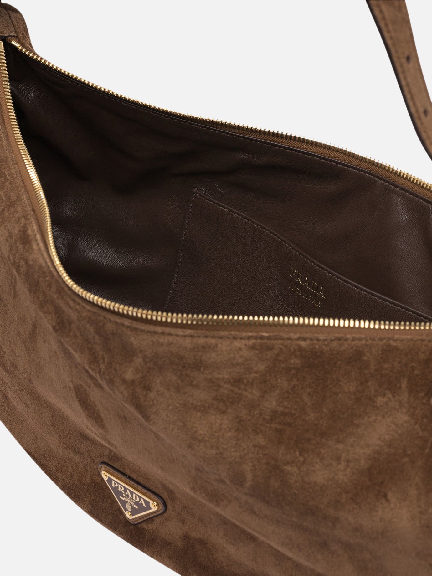 Large bags 100% lamb leather Brown - Prada Women | PDP | VIETTI Online Store | Zoom-Modal_5