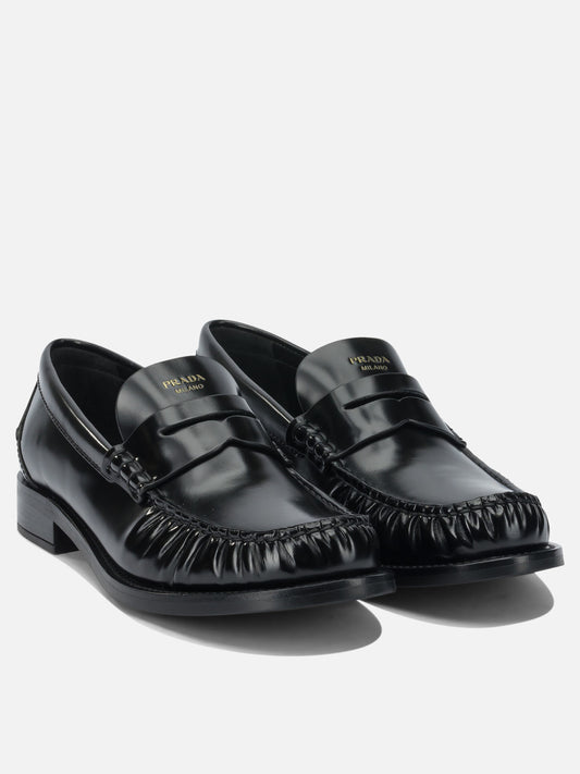 Mocassini 100% calf leather - 100% rubber Nero - Prada Donna | PLP | VIETTI Online Store | 2