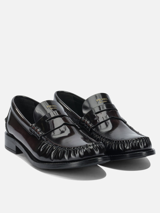Mocassini 100% calf leather - 100% rubber Marrone - Prada Donna | PLP | VIETTI Online Store | 2