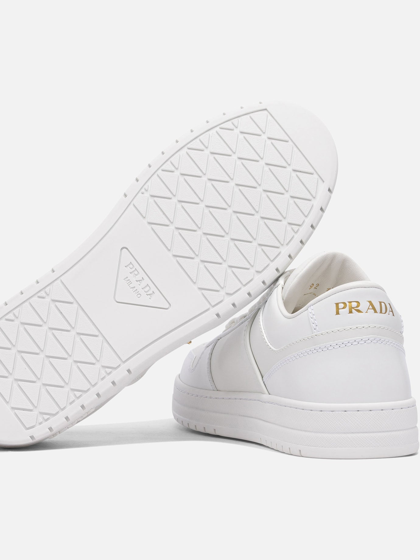 Low top sneakers 100% calf leather - 100% rubber White - Prada Women | PDP | VIETTI Online Store | Zoom-Modal_5