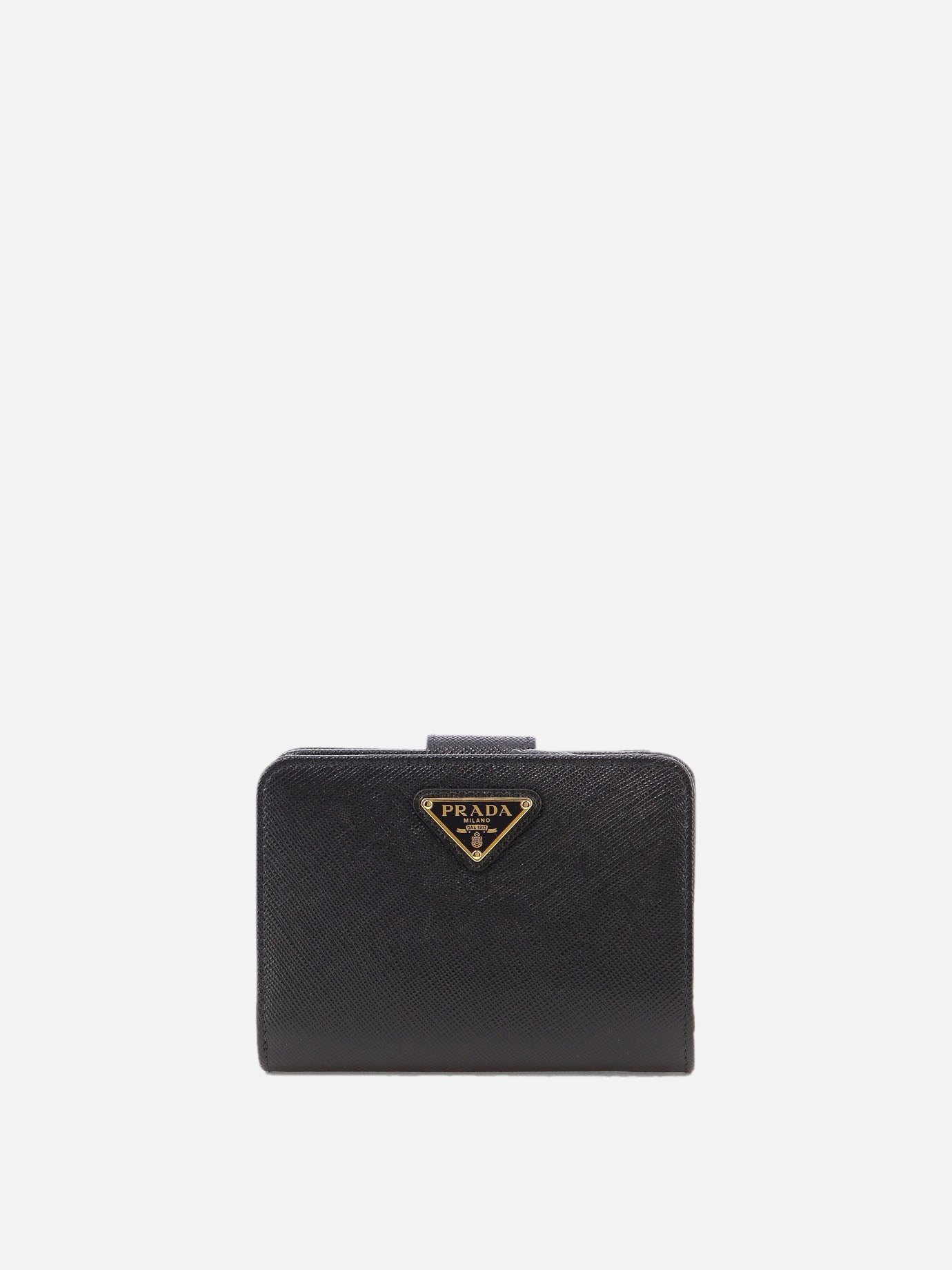 Prada Saffiano small wallet Black Women VIETTI Online Store