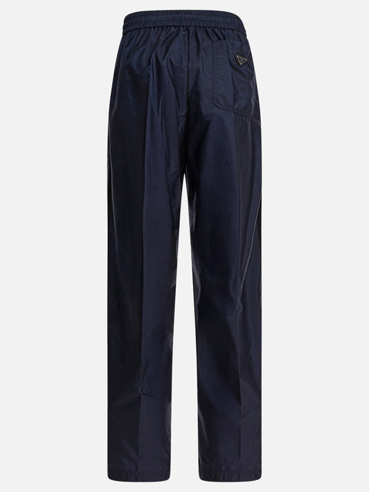 Leisure trousers Solid colour Blue - Prada Women | PLP | VIETTI Online Store | 2