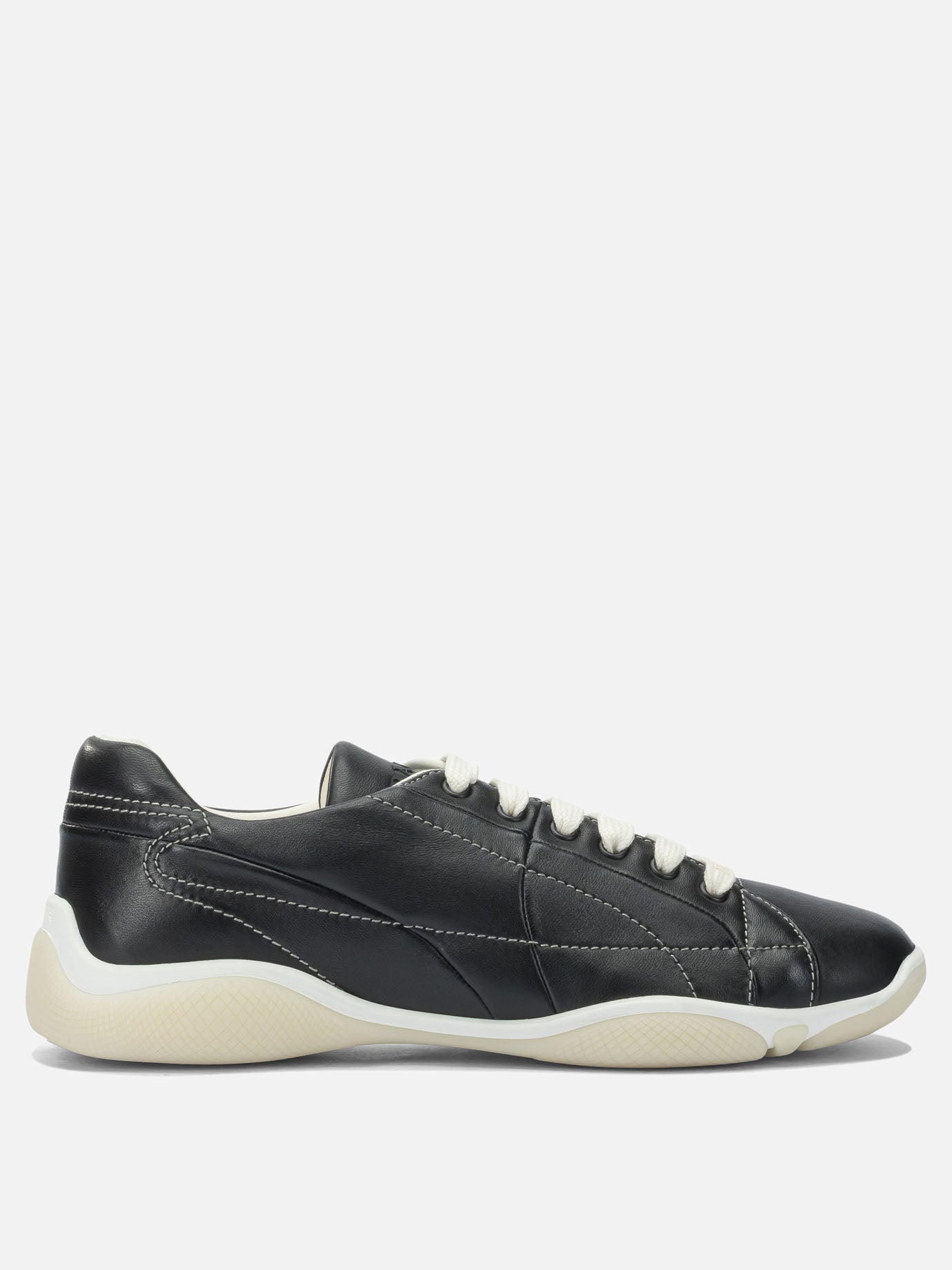 Low top sneakers 100% lamb leather - 100% rubber Black - Prada Men | PDP | VIETTI Online Store | Zoom-Modal_5