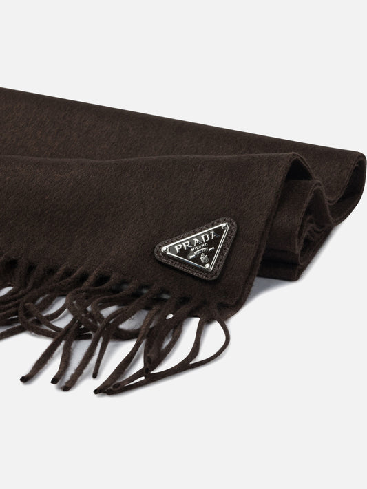 Fringed scarves 2FS065 Brown - Prada Men | PLP | VIETTI Online Store | 2
