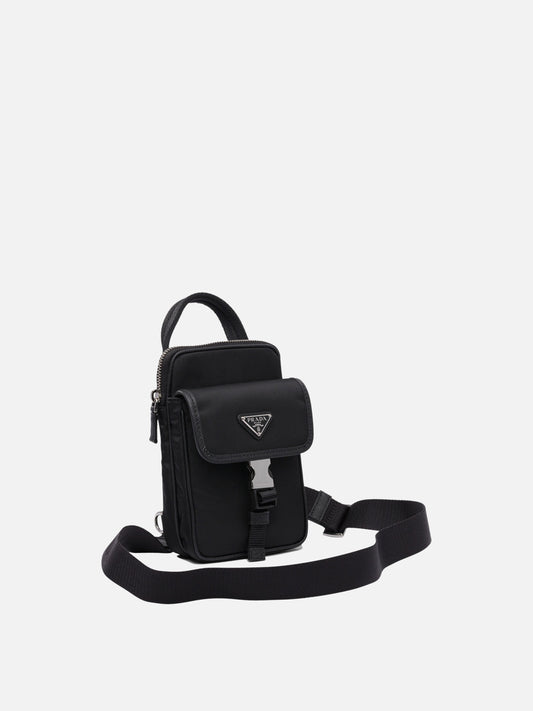 Accessori per cellulare 100% recycled polyamide Nero - Prada Uomo | PLP | VIETTI Online Store | 2