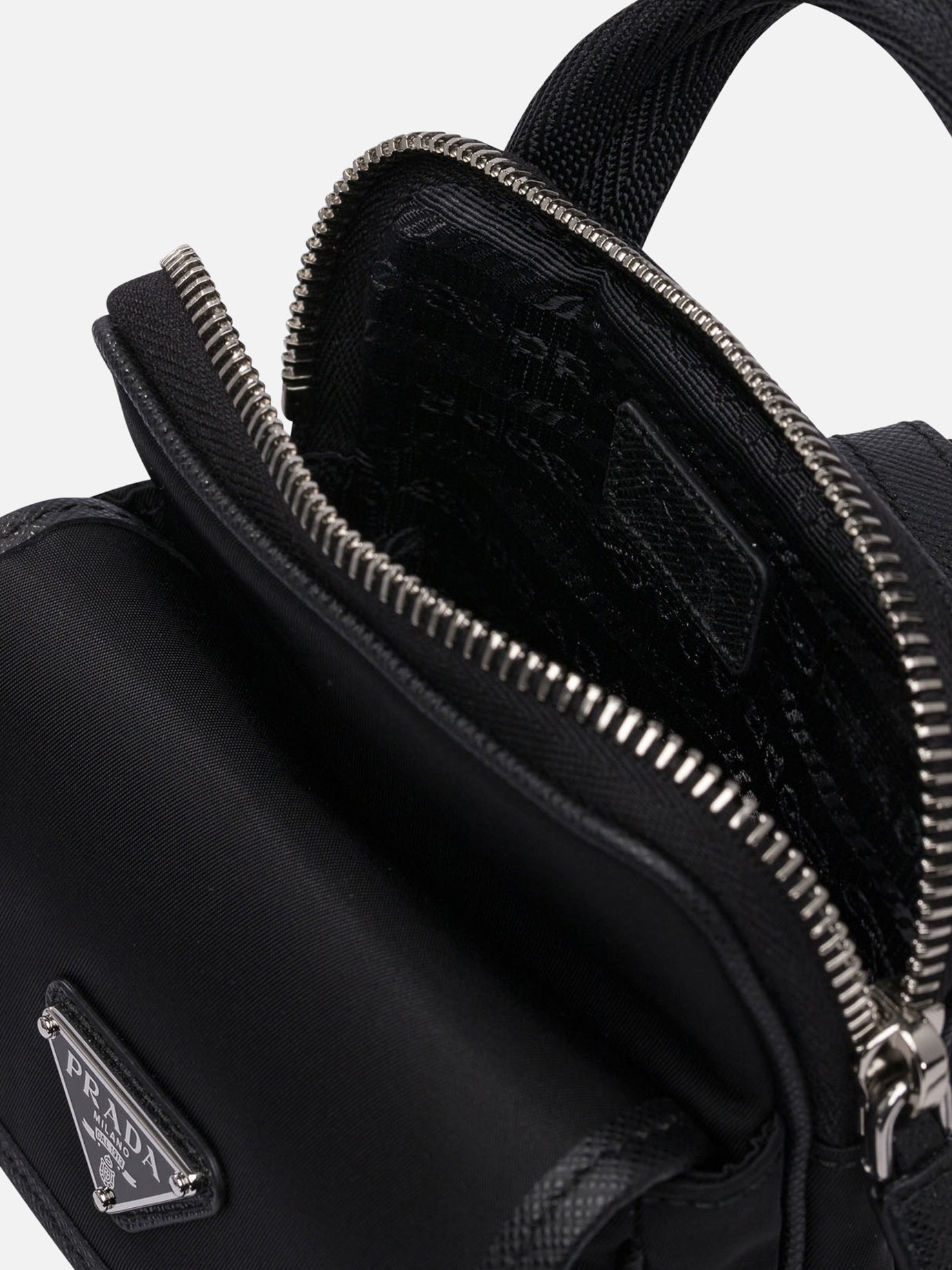 Accessori per cellulare 100% recycled polyamide Nero - Prada Uomo | PDP | VIETTI Online Store | Zoom-Modal_5