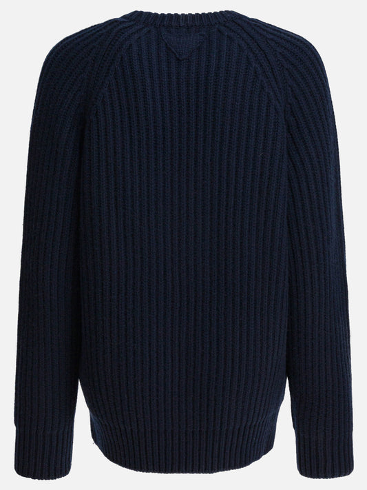 Crewneck sweaters Solid colour Blue - Prada Women | PLP | VIETTI Online Store | 2
