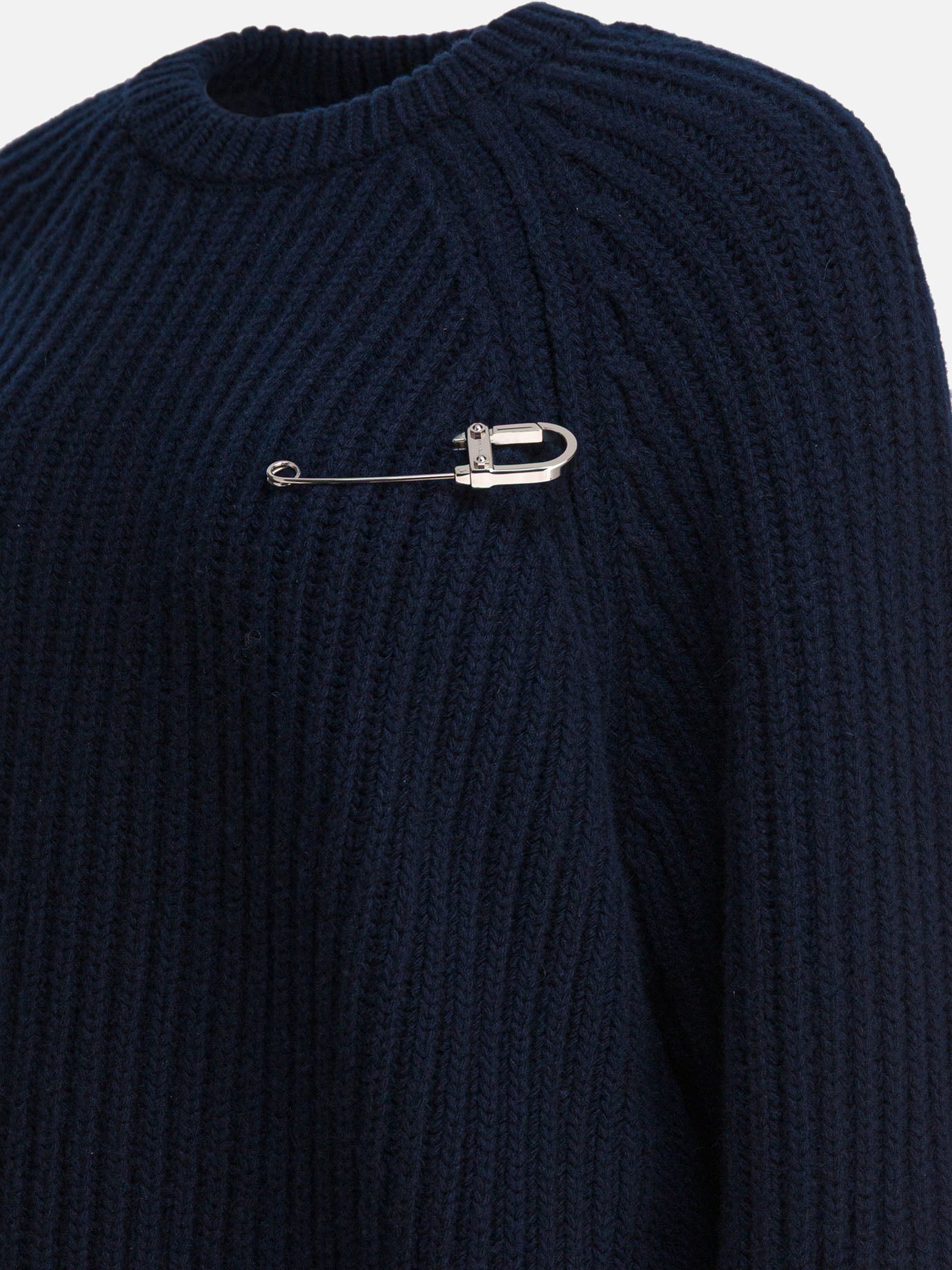 Crewneck sweaters Solid colour Blue - Prada Women | PDP | VIETTI Online Store | Zoom-Modal_4