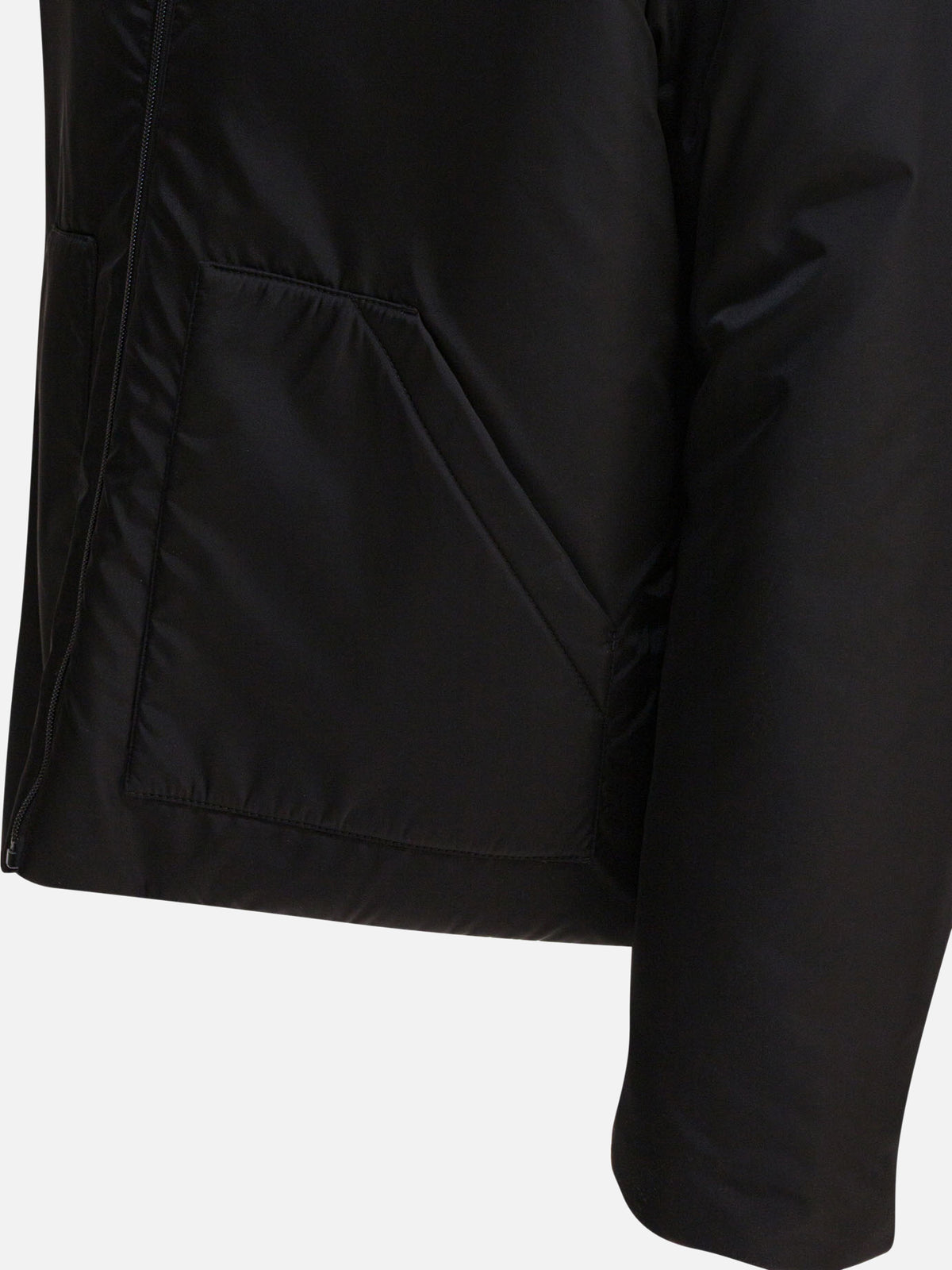 Prada Re-Nylon Down Jacket Black