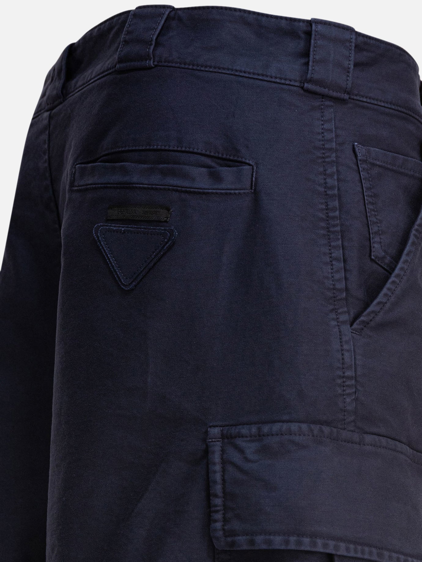 Cargo & parachute trousers Solid colour Blue - Prada Men | PDP | VIETTI Online Store | Zoom-Modal_4