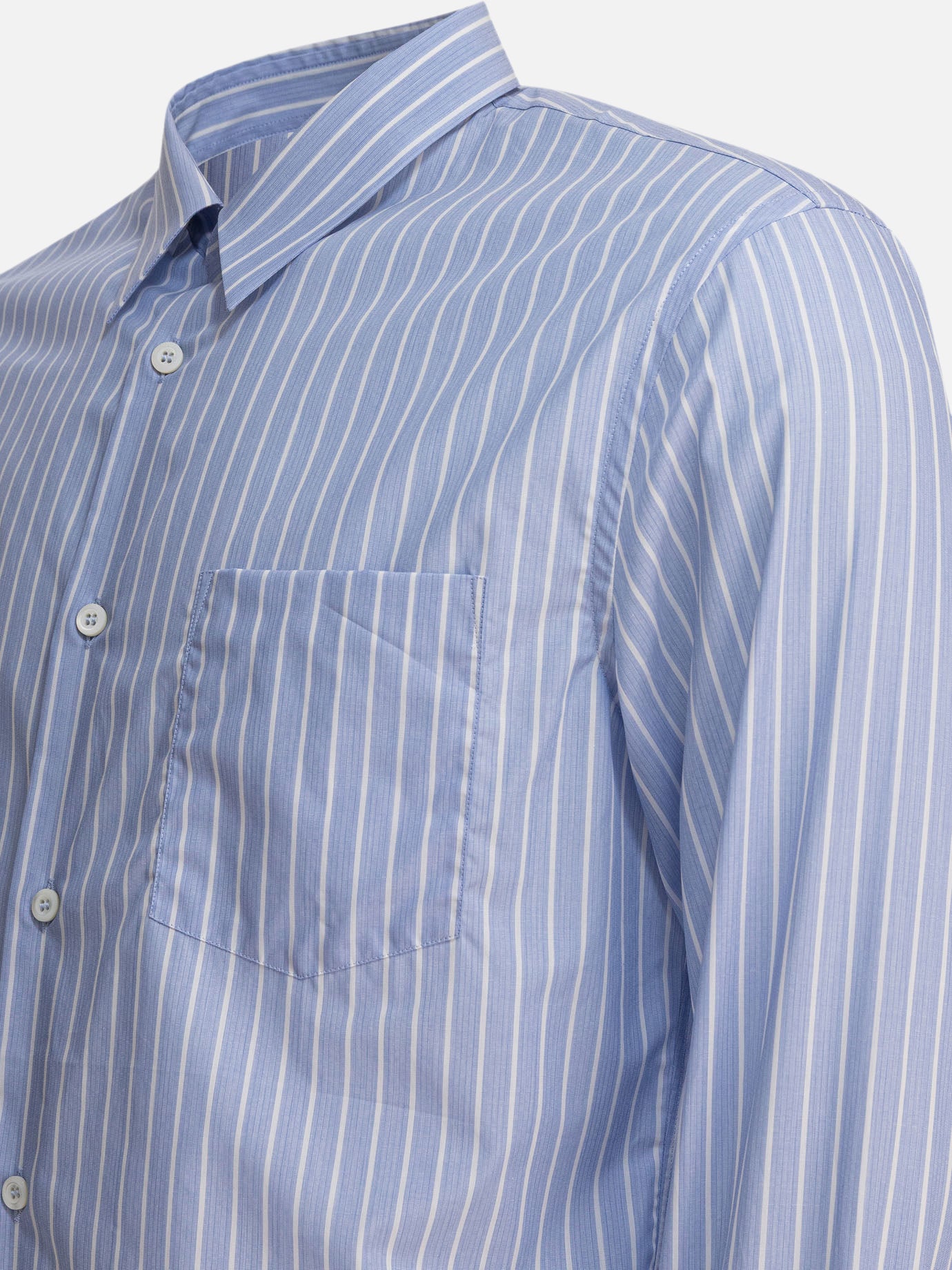Casual shirts Striped Light blue - Prada Men | PDP | VIETTI Online Store | Zoom-Modal_4
