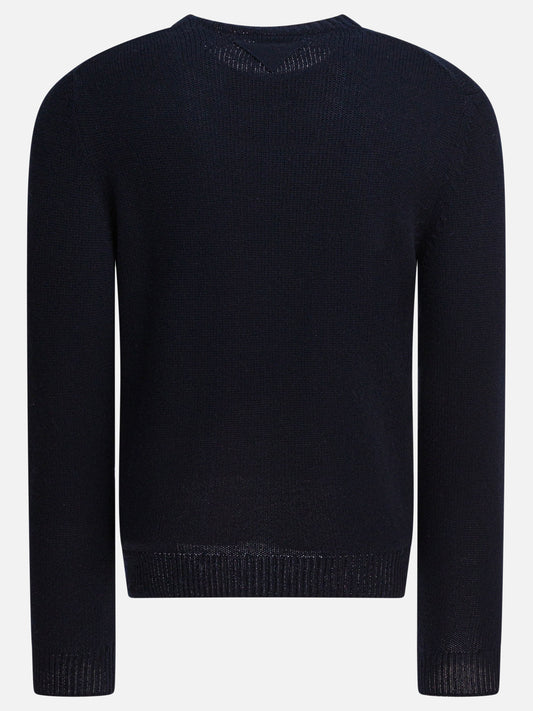 Crewneck sweaters Solid colour Blue - Prada Men | PLP | VIETTI Online Store | 2
