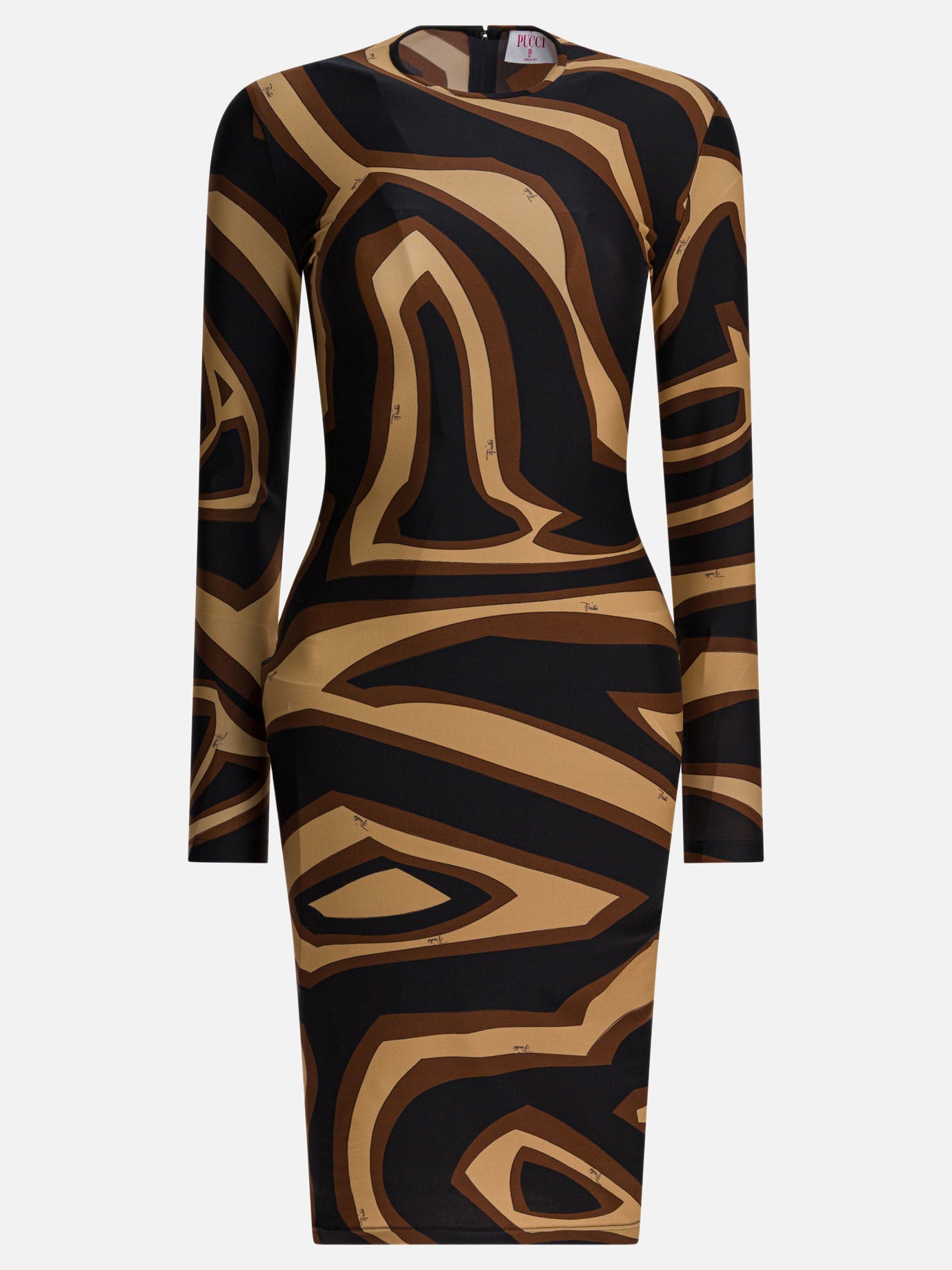 pucci midi dresses PUCCI Halterneck printed silk-twill midi dress by Pucci