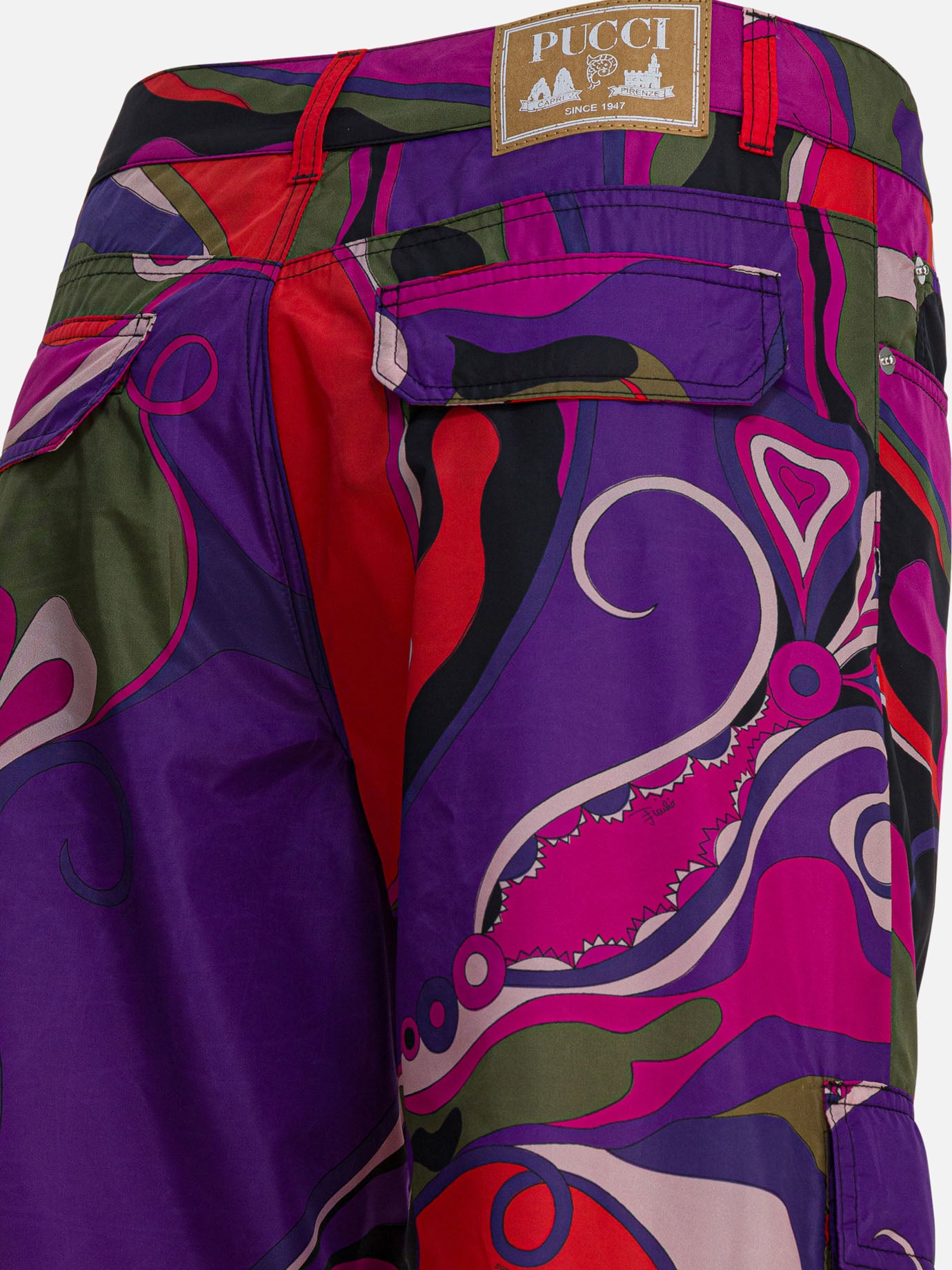 Cargo & parachute trousers Graphics Purple - Pucci Women | PDP | VIETTI Online Store | Zoom-Modal_4