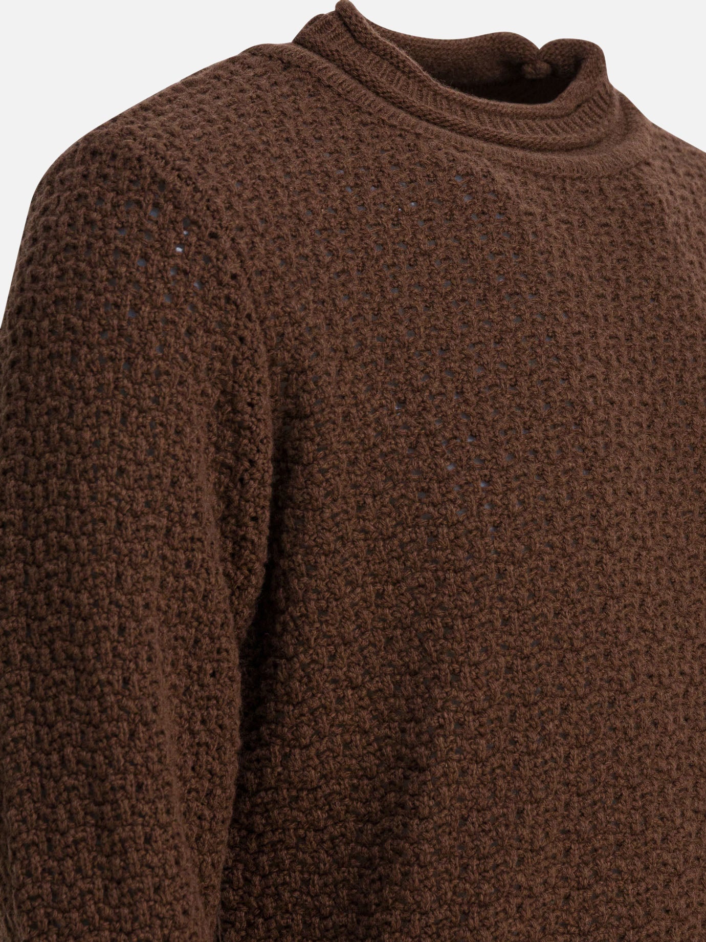 Maglioni girocollo Solid colour Marrone - Rakkì Uomo | PDP | VIETTI Online Store | Zoom-Modal_4