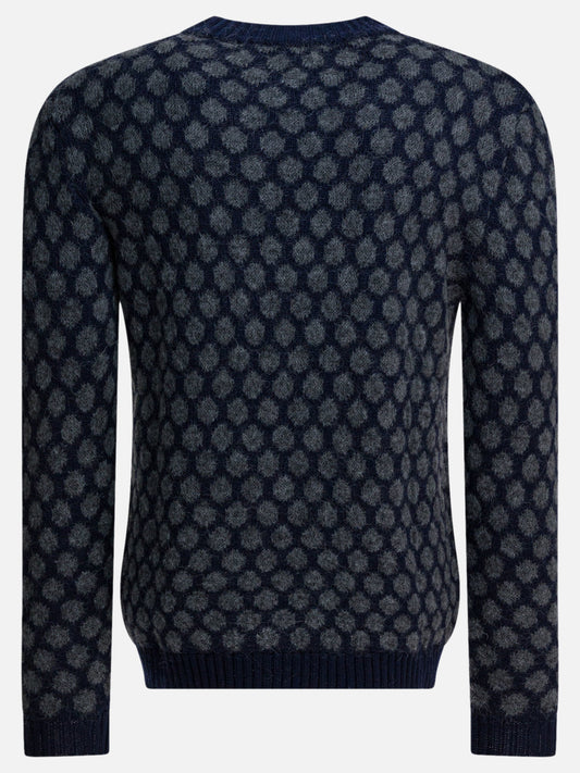Crewneck sweaters Textured knit Blue - Rakkì Men | PLP | VIETTI Online Store | 2
