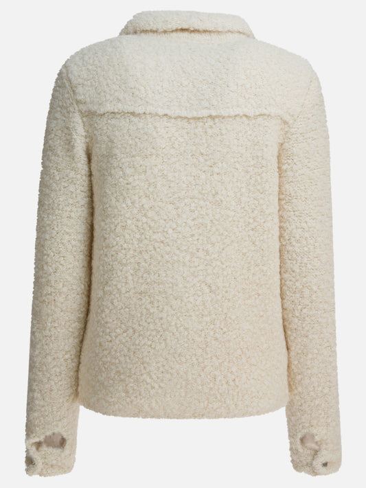 Overshirt jackets Bouclé White - Rakkì Women | PLP | VIETTI Online Store | 2