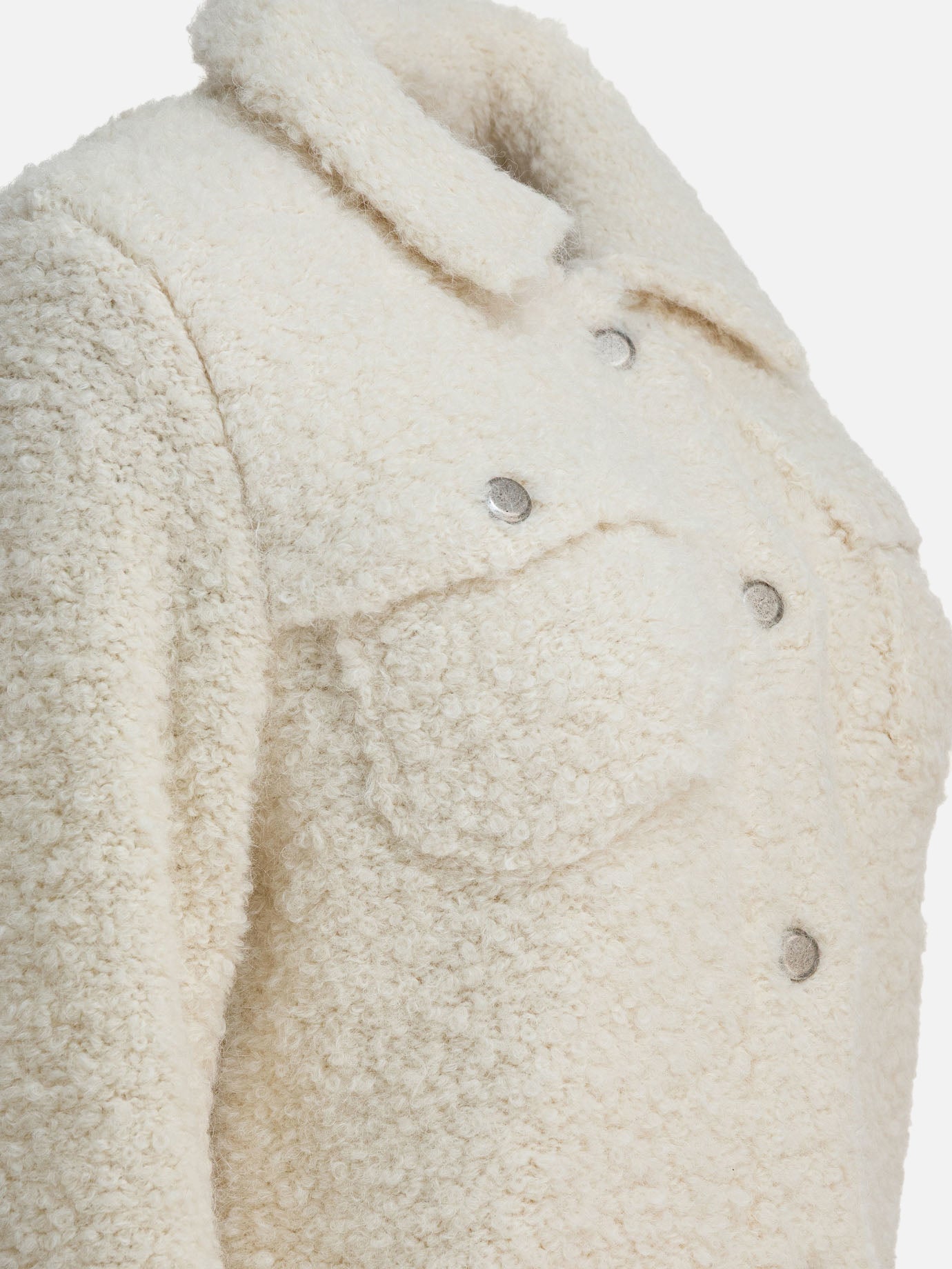 Overshirt jackets Bouclé White - Rakkì Women | PDP | VIETTI Online Store | Zoom-Modal_4