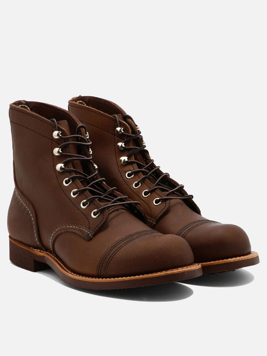 Lace-up boots 08111 Brown - Red Wing Shoes Men | PLP | VIETTI Online Store | 2