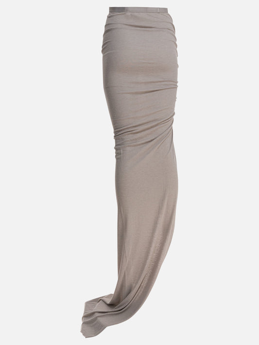 Long skirts Solid colour Beige - Rick Owens Women | PLP | VIETTI Online Store | 2