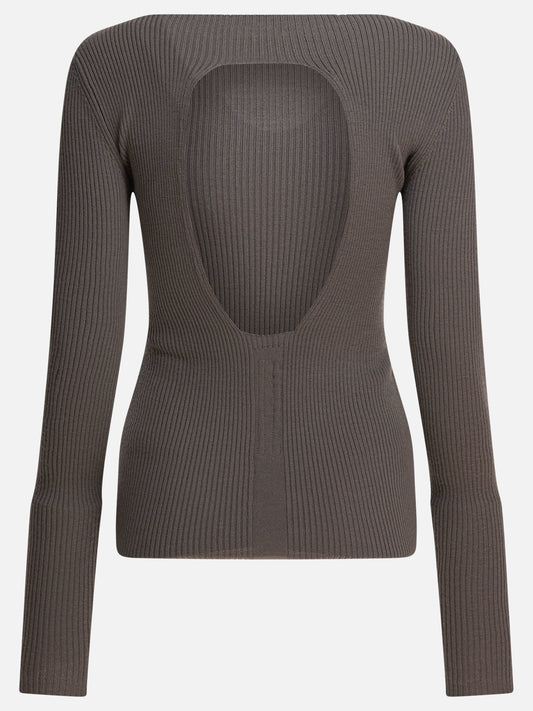 Boat neck sweaters Solid colour Grey - Rick Owens Women | PLP | VIETTI Online Store | 2