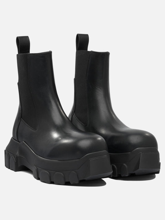 Chelsea boots 100% leather - 100% rubber Black - Rick Owens Women | PLP | VIETTI Online Store | 2
