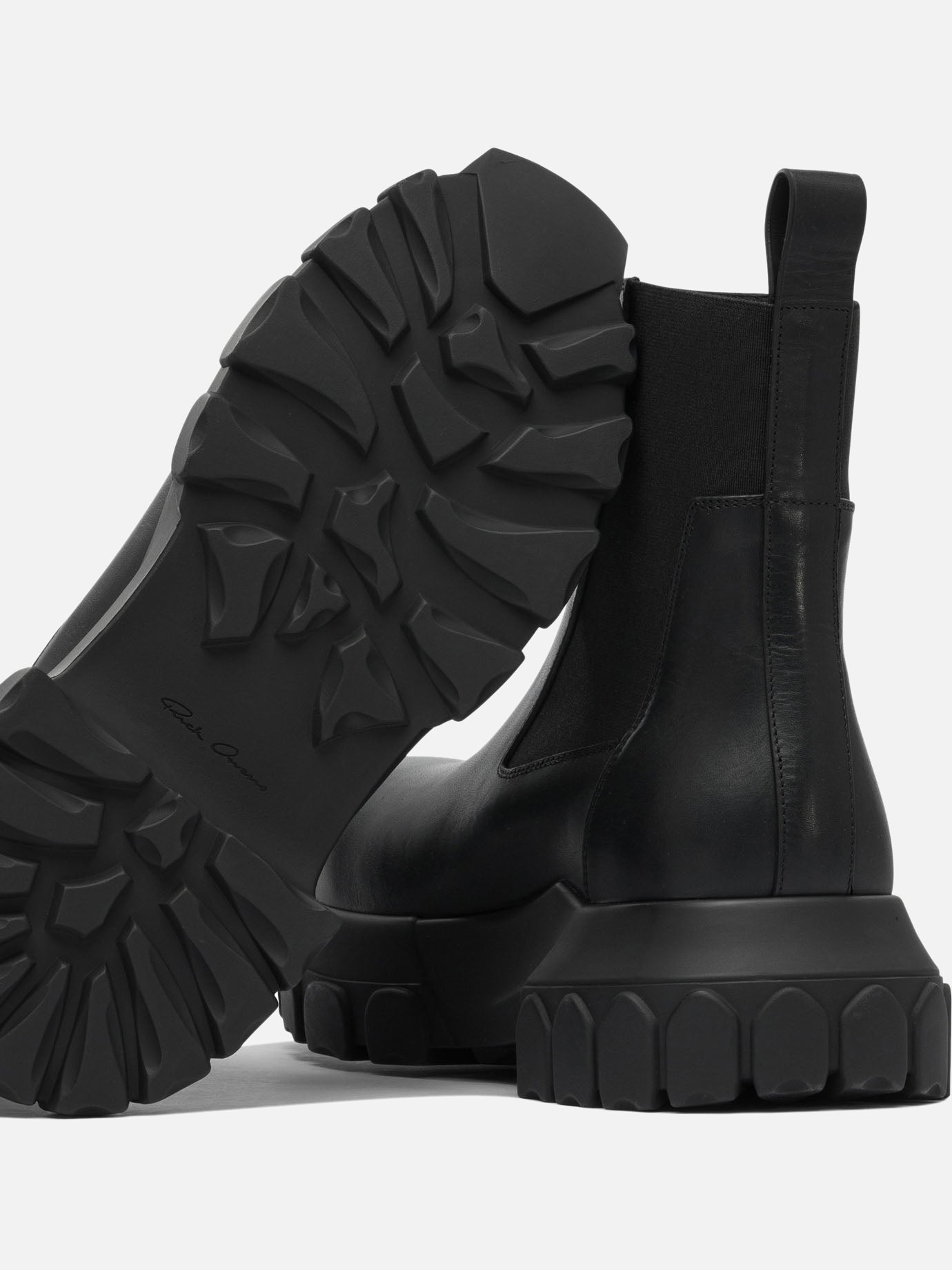 Chelsea boots 100% leather - 100% rubber Black - Rick Owens Women | PDP | VIETTI Online Store | Zoom-Modal_5