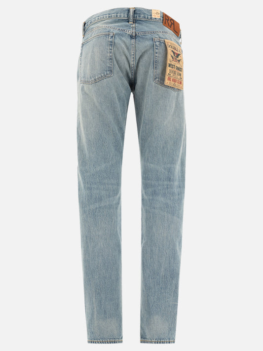 Straight-leg jeans Solid colour Light blue - RRL by Ralph Lauren Men | PLP | VIETTI Online Store | 2