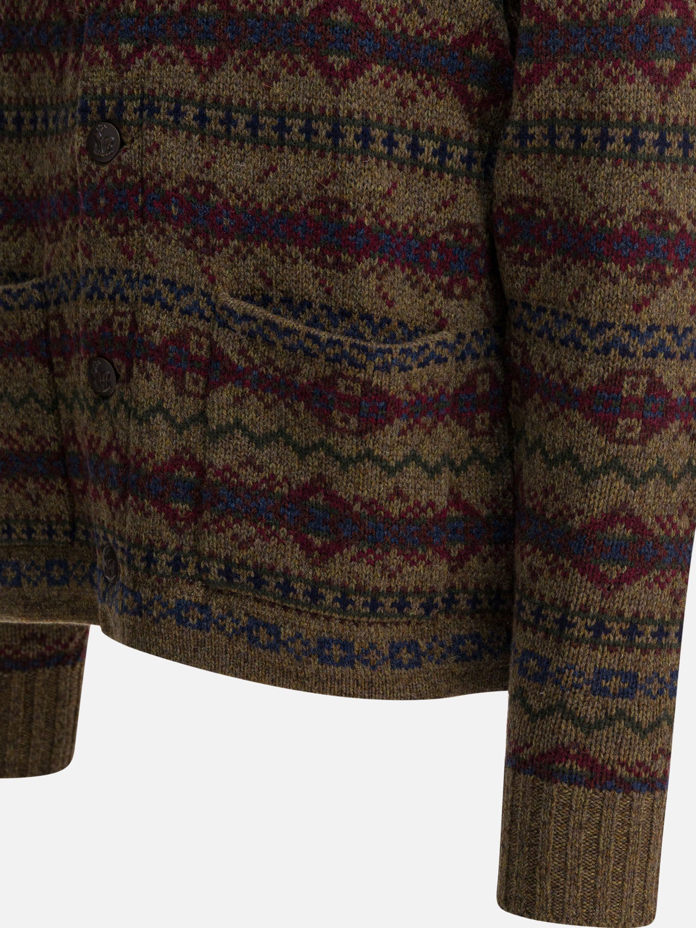 Cardigans Textured knit Brown - RRL by Ralph Lauren Men | PDP | VIETTI Online Store | Zoom-Modal_4