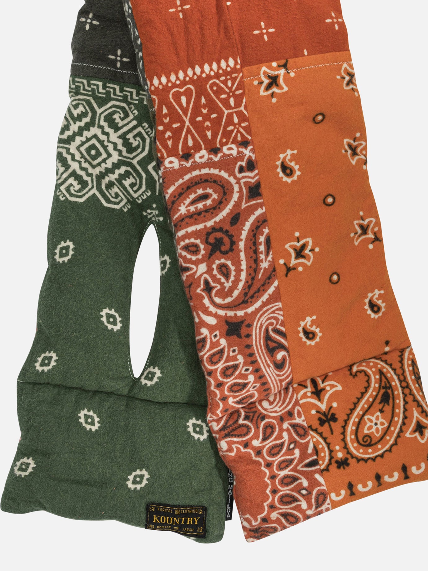 Classic scarves 100% cotton Orange - KAPITAL Men | PDP | VIETTI Online Store | Zoom-Modal_2