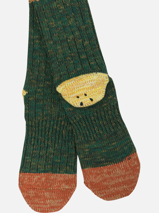 Classic socks 95% cotton 4% polyester 1% polyurethane Green - KAPITAL Men | PLP | VIETTI Online Store | 2