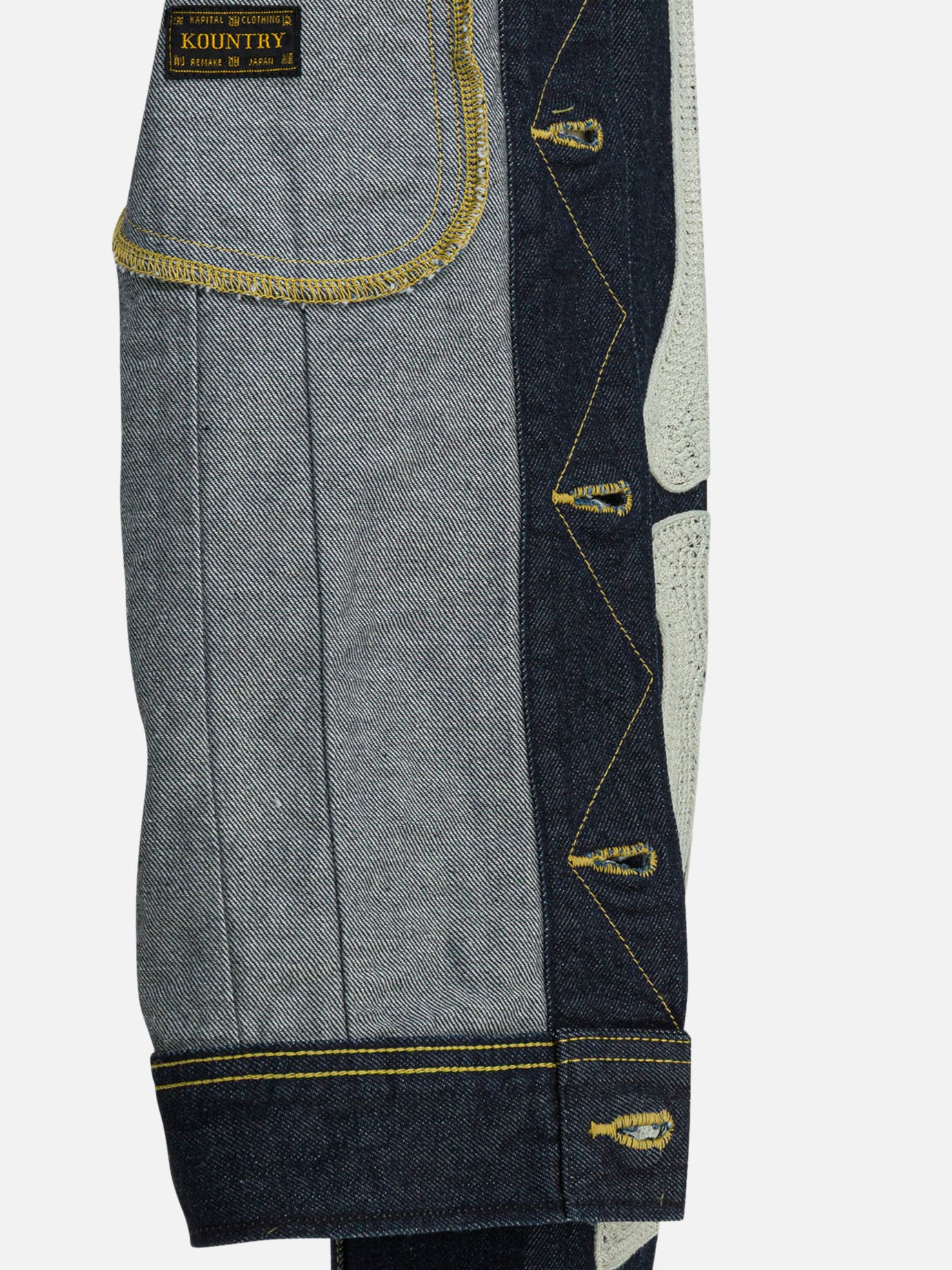 Denim jackets Solid colour Blue - KAPITAL Men | PDP | VIETTI Online Store | Zoom-Modal_4