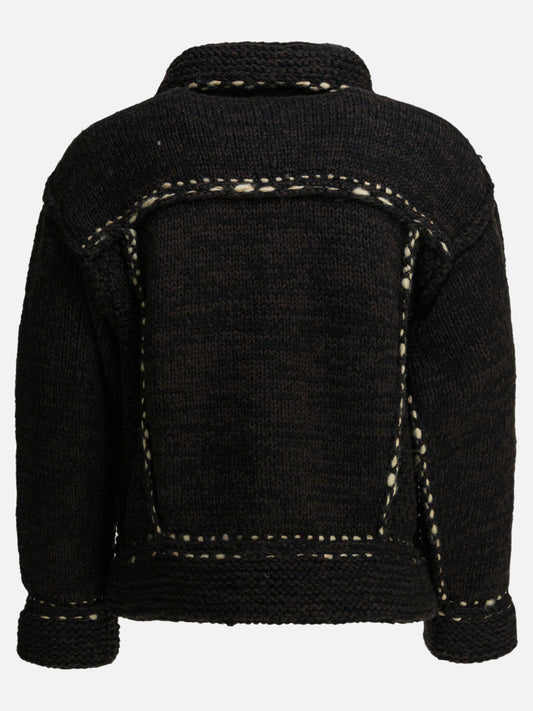 Cardigans Solid colour Black - KAPITAL Men | PLP | VIETTI Online Store | 2