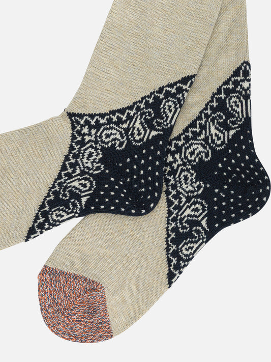 Classic socks 70% cotton 30% acrylic Beige - KAPITAL Men | PLP | VIETTI Online Store | 2