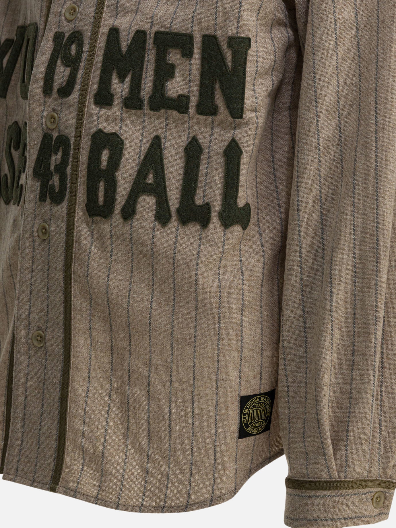 Overshirt jackets Pinstriped Beige - KAPITAL Men | PDP | VIETTI Online Store | Zoom-Modal_6