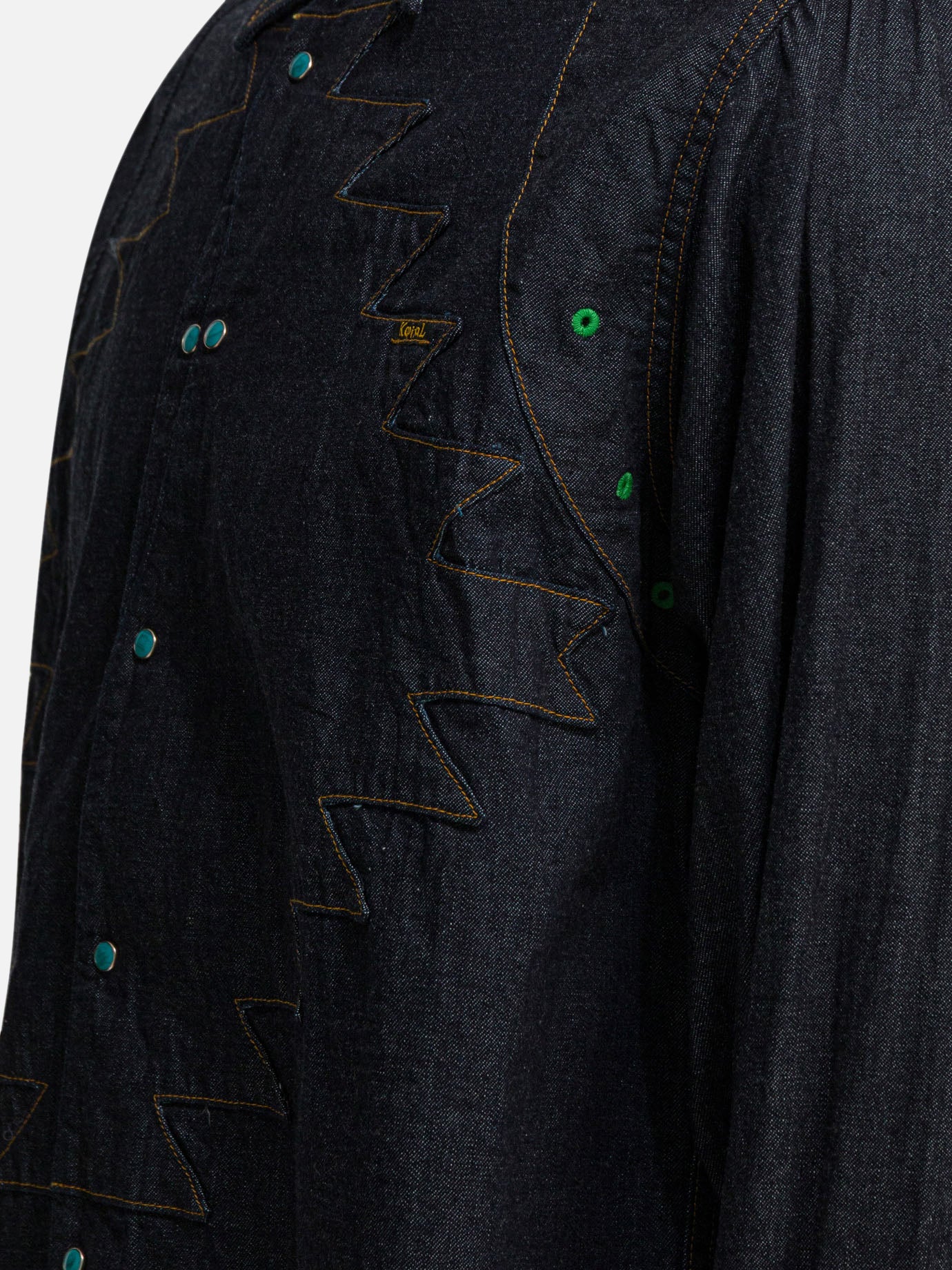 Casual shirts Solid colour Blue - KAPITAL Men | PDP | VIETTI Online Store | Zoom-Modal_4