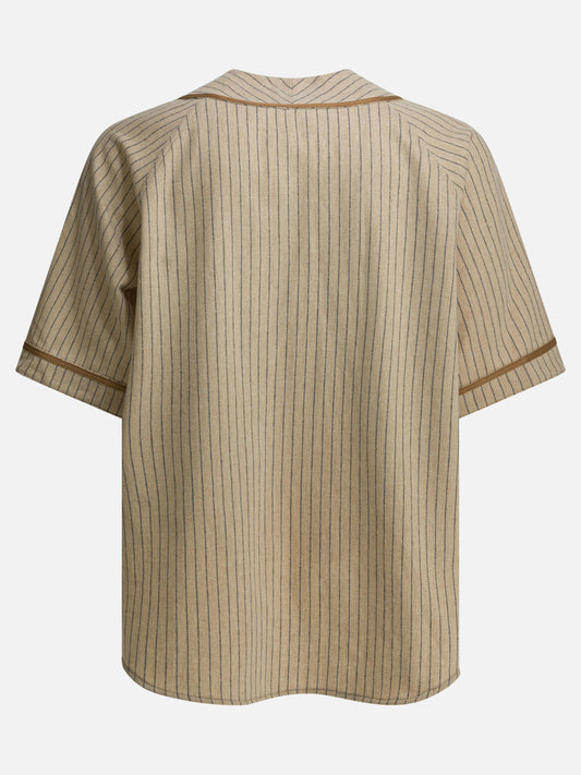 Casual shirts Striped Beige - KAPITAL Men | PLP | VIETTI Online Store | 2