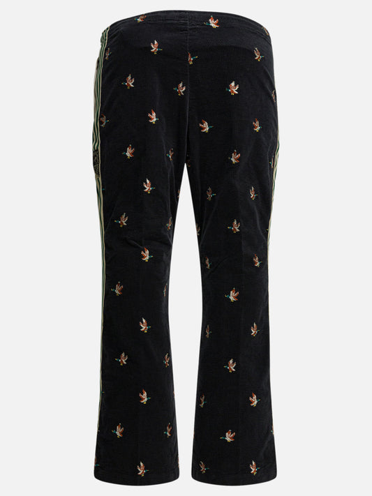Sport trousers Embroidered Black - KAPITAL Men | PLP | VIETTI Online Store | 2