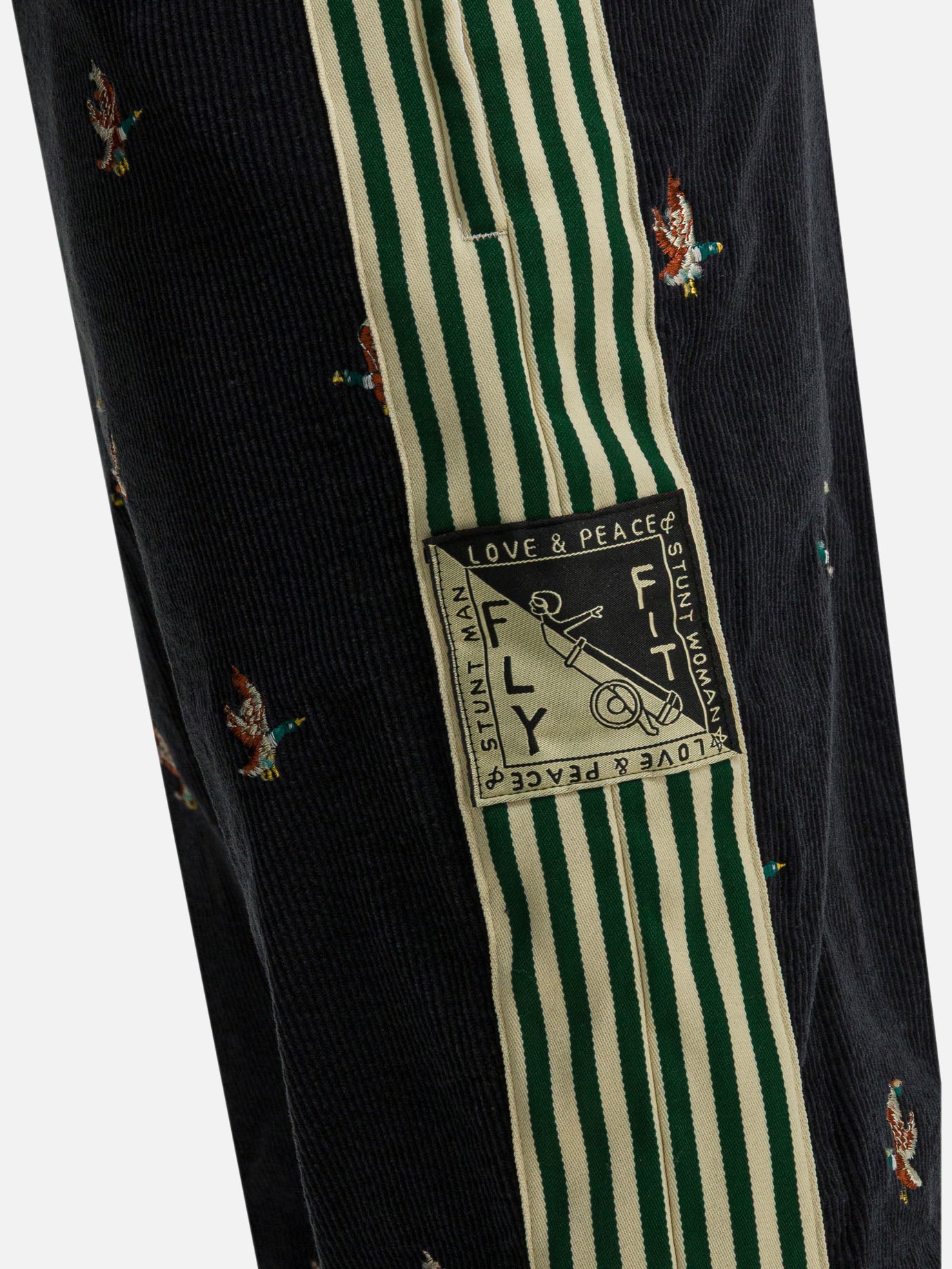Sport trousers Embroidered Black - KAPITAL Men | PDP | VIETTI Online Store | Zoom-Modal_4