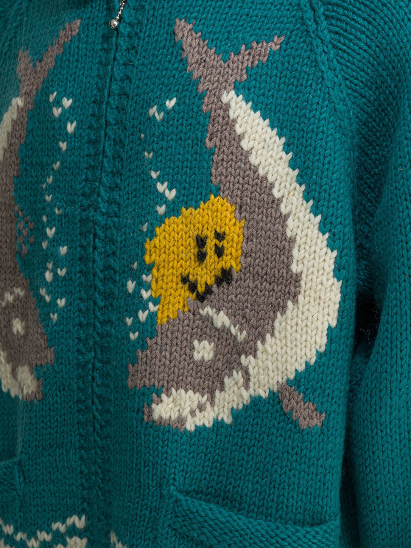 Zipped sweaters Graphics Light blue - KAPITAL Men | PDP | VIETTI Online Store | Zoom-Modal_4