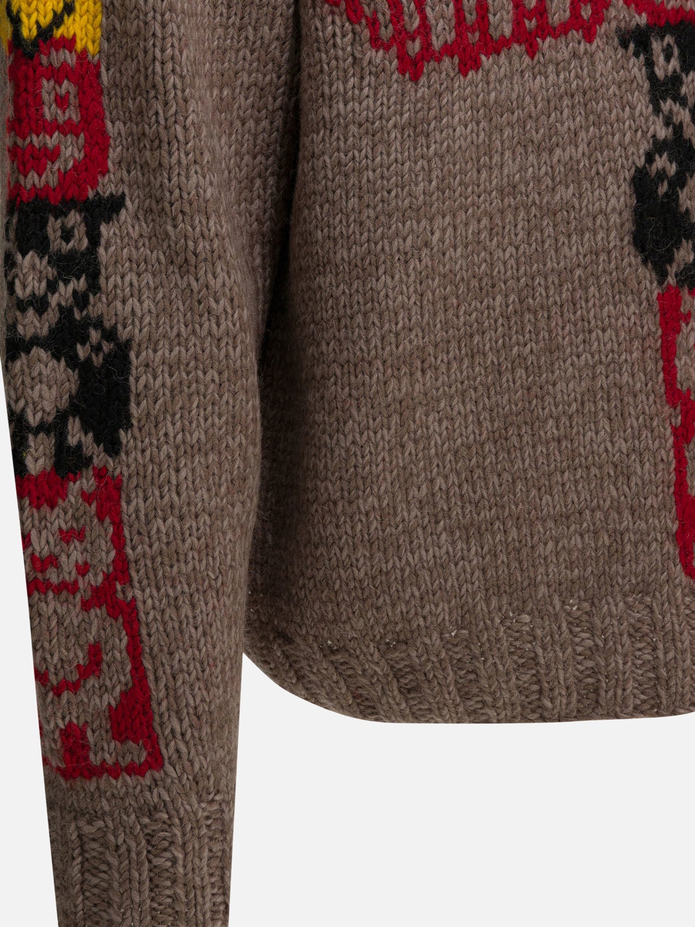 Crewneck sweaters Textured knit Brown - KAPITAL Men | PDP | VIETTI Online Store | Zoom-Modal_4