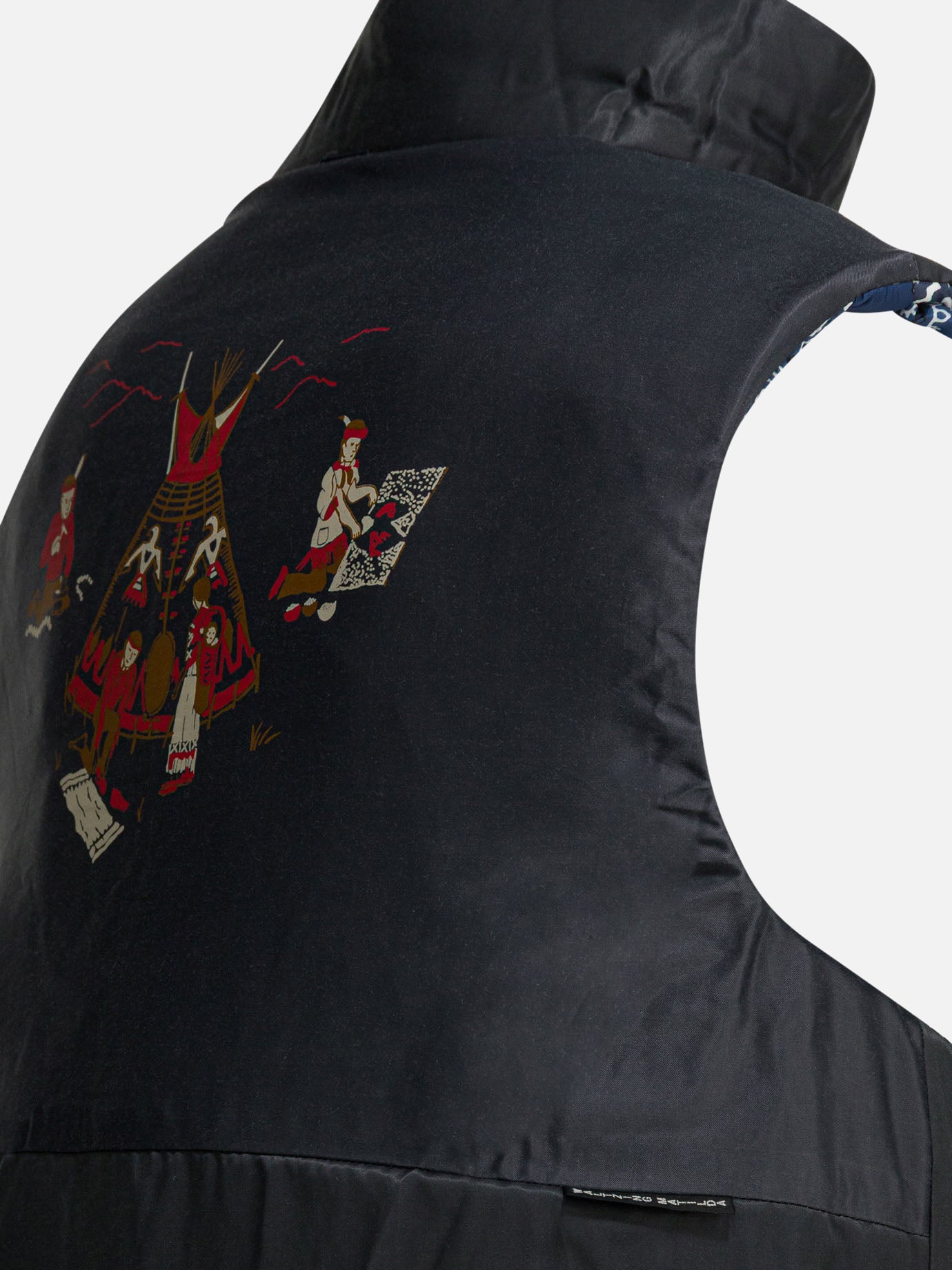 Vest jackets Graphics Blue - KAPITAL Men | PDP | VIETTI Online Store | Zoom-Modal_6