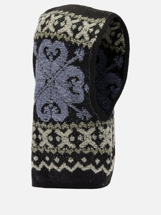 Balaclava 100% wool Black - KAPITAL Men | PLP | VIETTI Online Store | 2