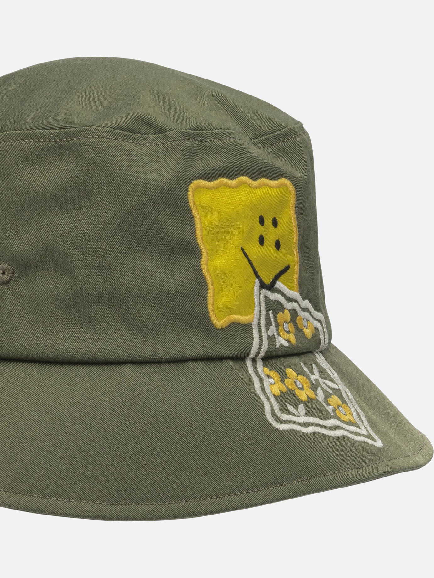 Bucket hats 100% cotton Green - KAPITAL Men | PDP | VIETTI Online Store | Zoom-Modal_4