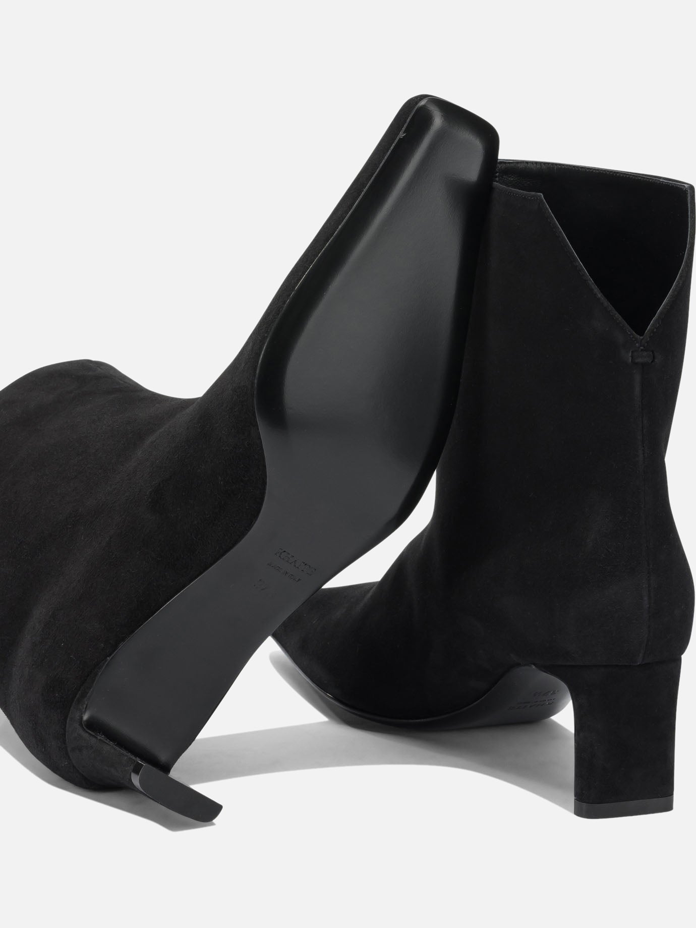 Pull-on boots 100% chlorofibre - 100% chlorofibre Black - Khaite Women | PDP | VIETTI Online Store | Zoom-Modal_5