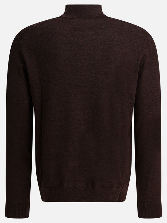 Half zip sweaters Solid colour Brown - NN.07 Men | PLP | VIETTI Online Store | 2