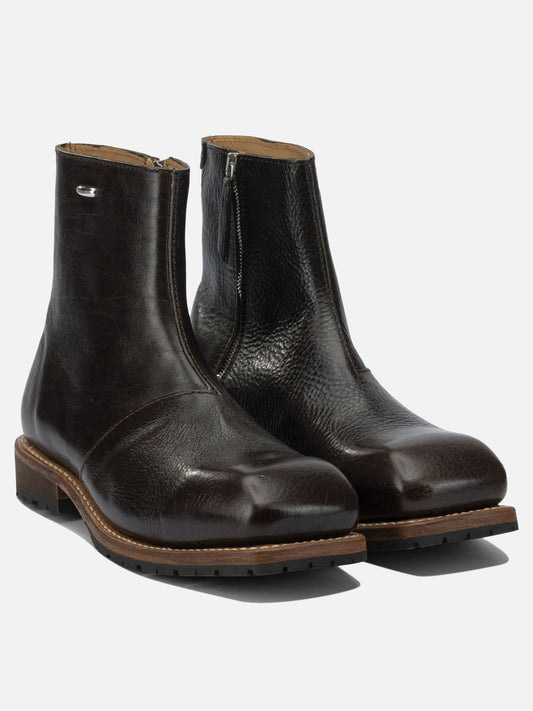 Zipped boots 100% leather - 100% rubber Black - Our Legacy Men | PLP | VIETTI Online Store | 2