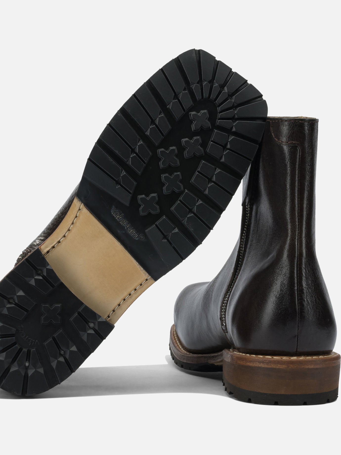 Zipped boots 100% leather - 100% rubber Black - Our Legacy Men | PDP | VIETTI Online Store | Zoom-Modal_5