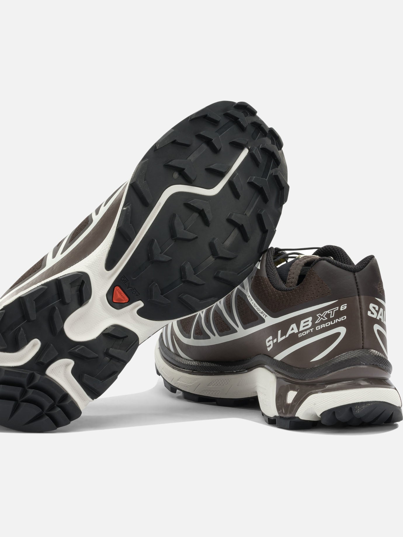 Low top sneakers 100% mesh - 100% rubber Brown - Salomon Men | PDP | VIETTI Online Store | Zoom-Modal_5