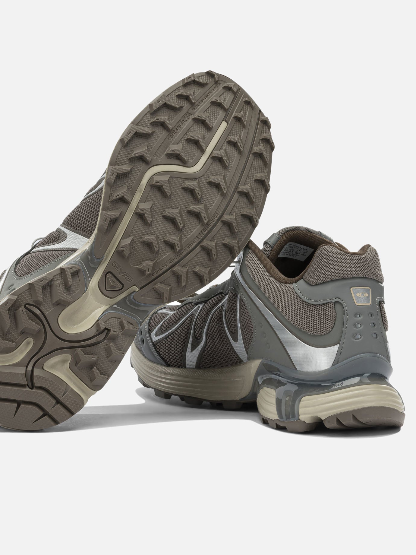 Low top sneakers 100% mesh - 100% rubber Brown - Salomon Men | PDP | VIETTI Online Store | Zoom-Modal_5